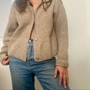 J. Crew Wool Blend Cardigan
